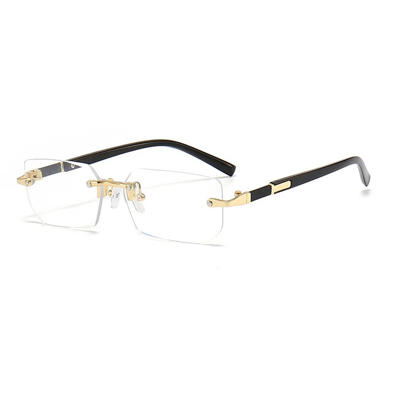 Vintage Rectangle Oval Sunglasses