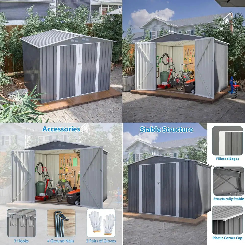 Outdoor Storage Shed 6x8 Feet