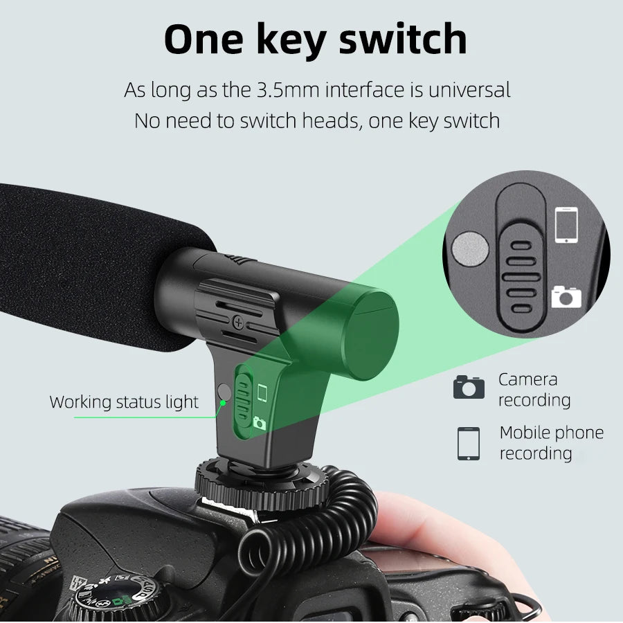 MAMEN Video Recording Microphone
