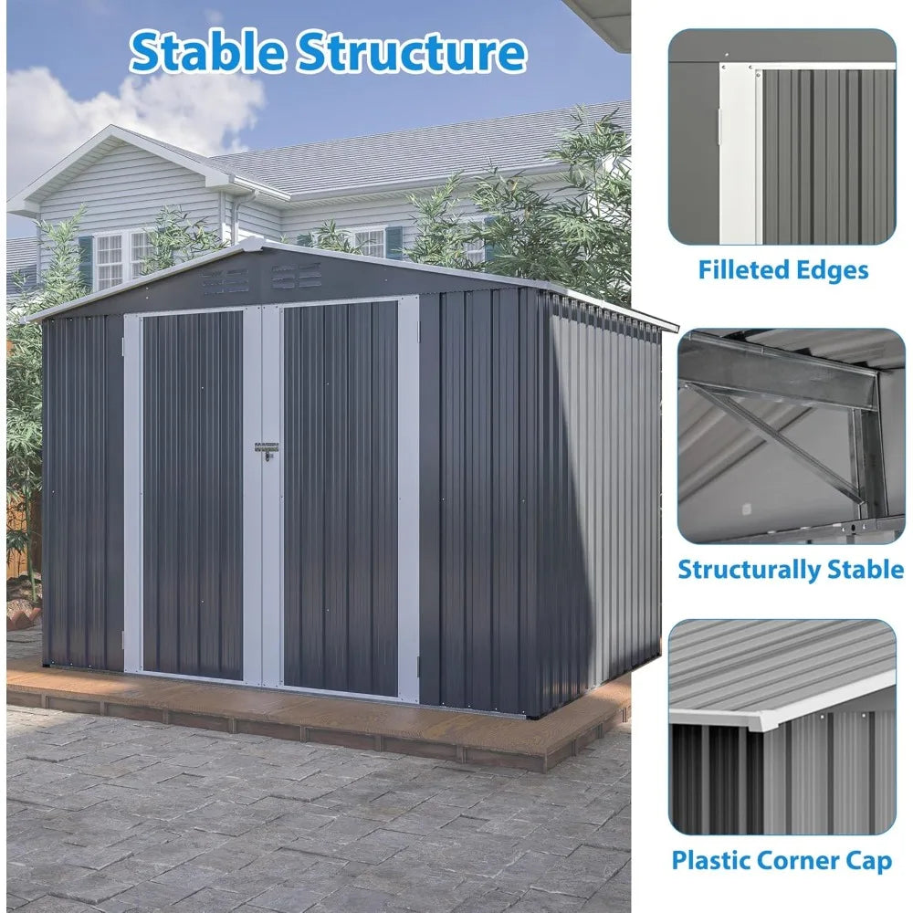 Outdoor Storage Shed 6x8 Feet