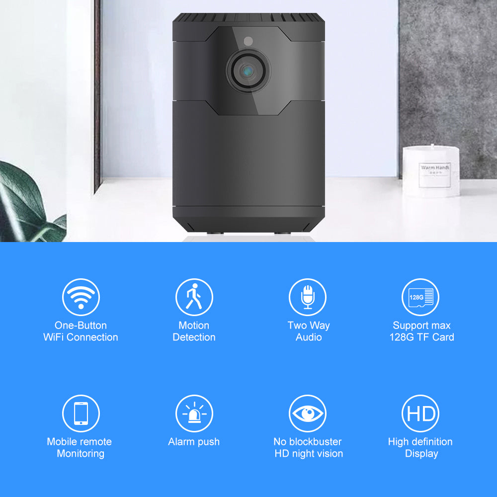 HD 2MP 1080P Wireless Mini Wifi Camera