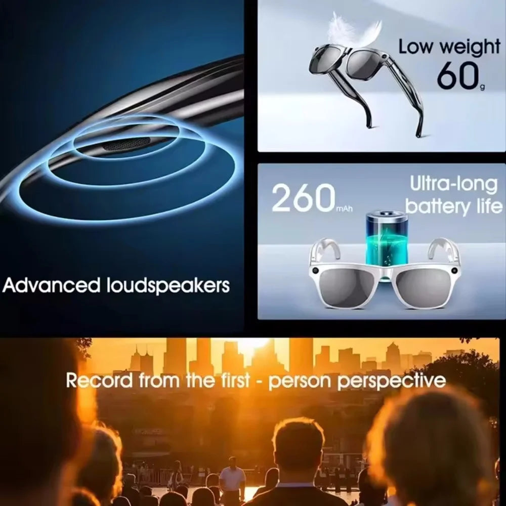 Smart Glasses AI Camera